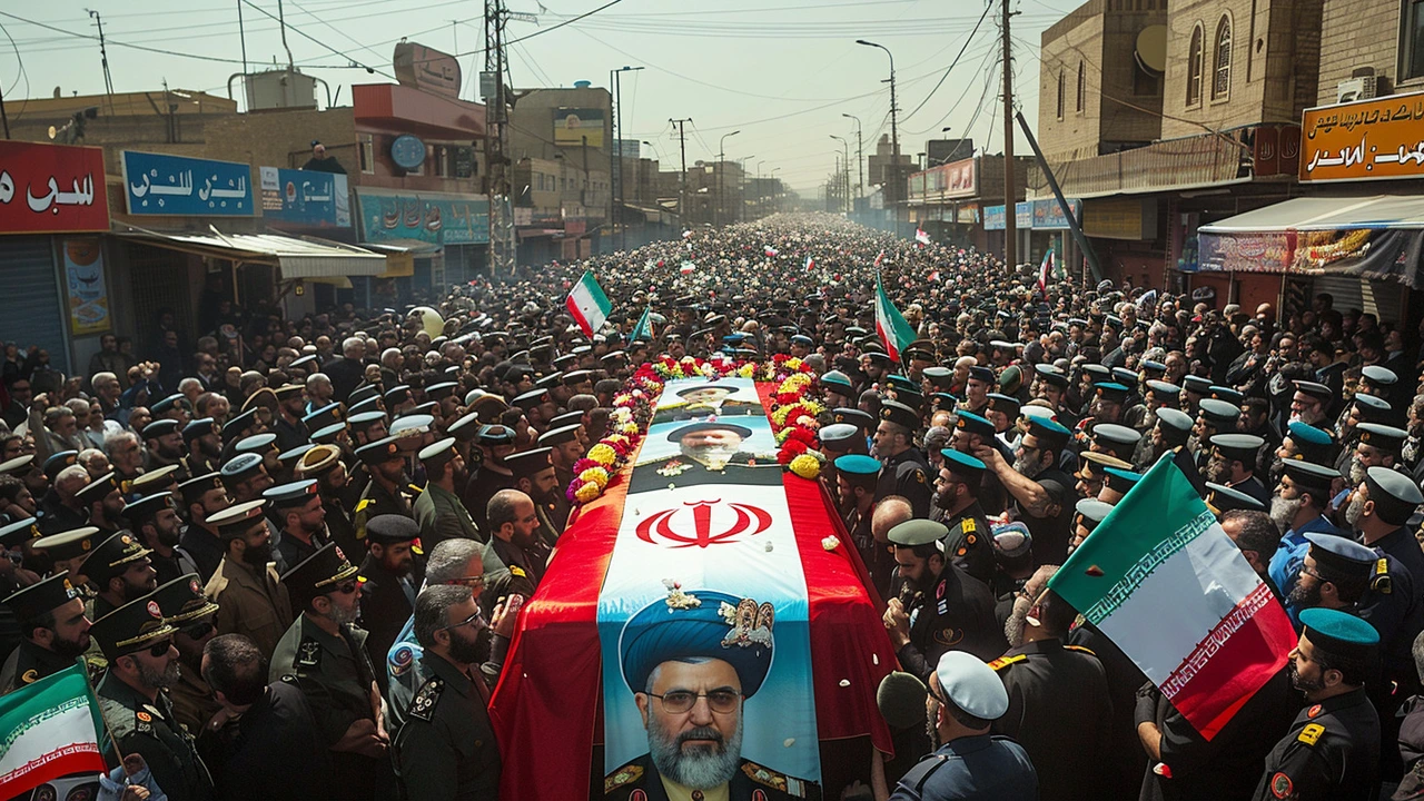 Iran Bids Farewell to President Ebrahim Raisi at Sacred Shrine Amid International Condolences