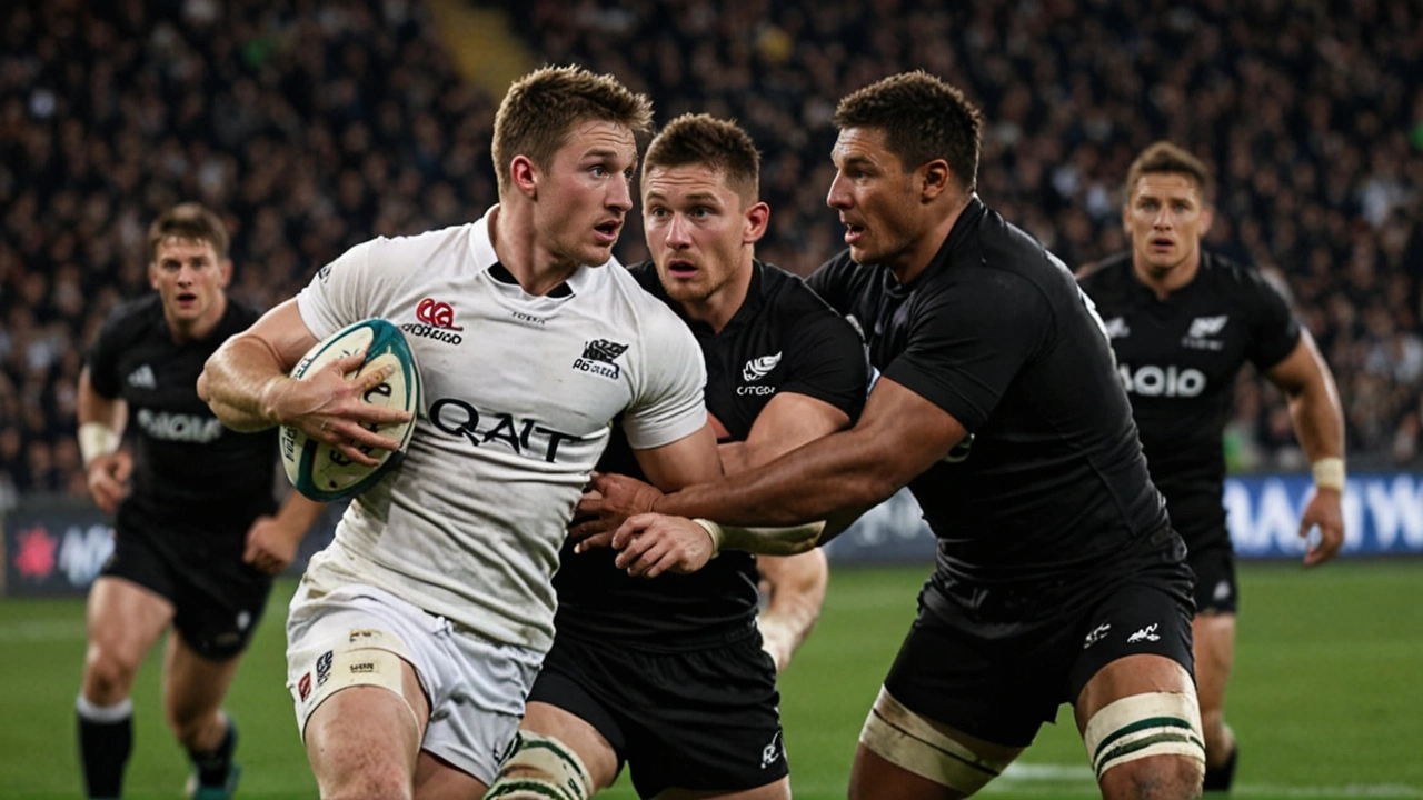 Beauden Barrett's Heroics Lead All Blacks to Victory Over England in Epic Eden Park Clash